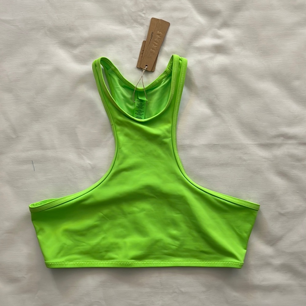 SKIMS SWIM HIGH NECK RACER TOP